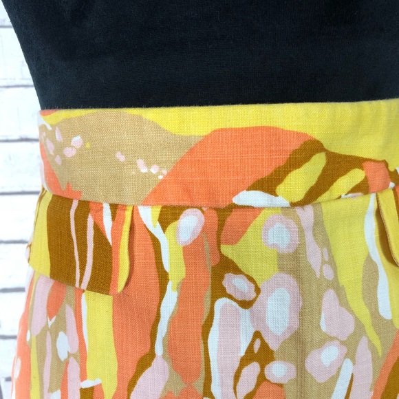 J. Crew Women’s Limoncello Cotton Blend Skirt - Picture 3 of 8